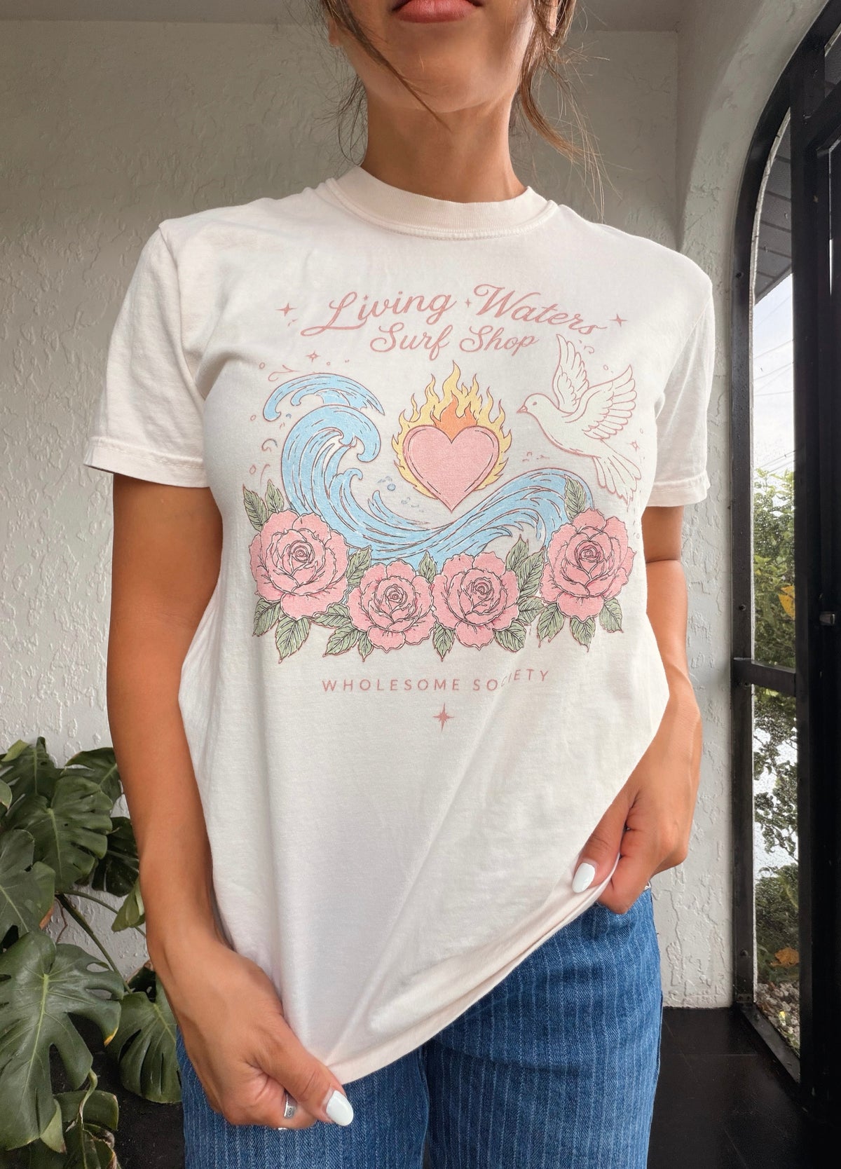 Living Waters Surf Shop Tee