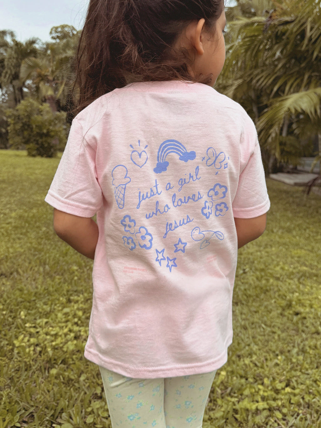 Just a Girl Who Loves Jesus Girls' Tee