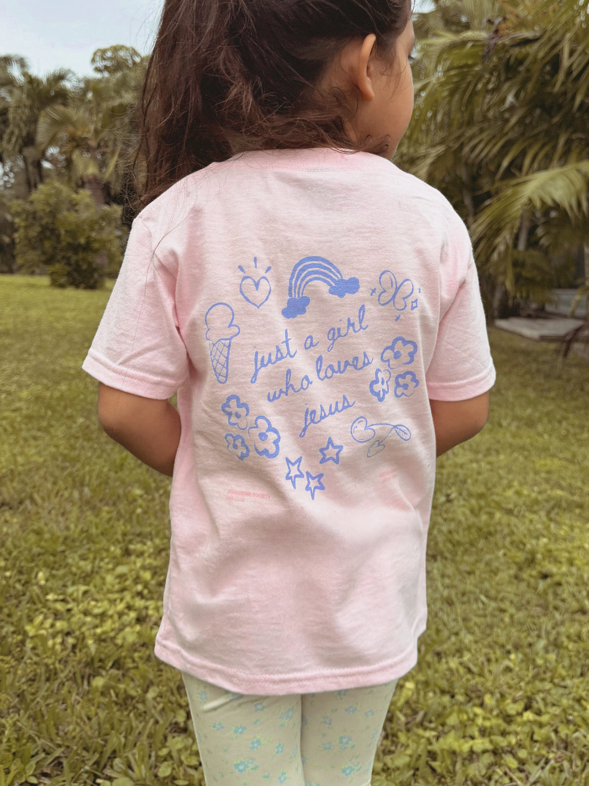 Just a Girl Who Loves Jesus Girls' Tee