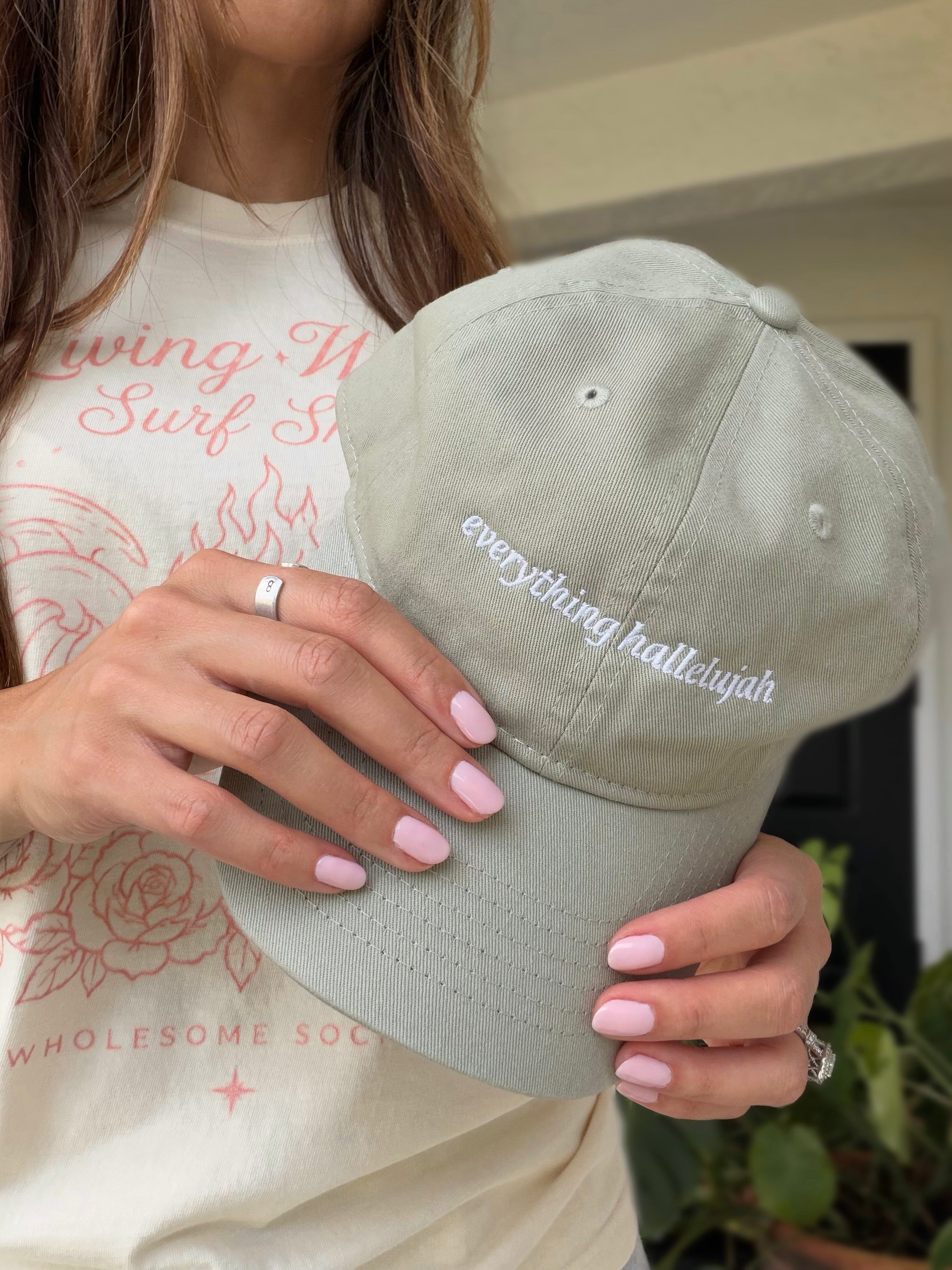 Everything Hallelujah Coastal Washed Cap