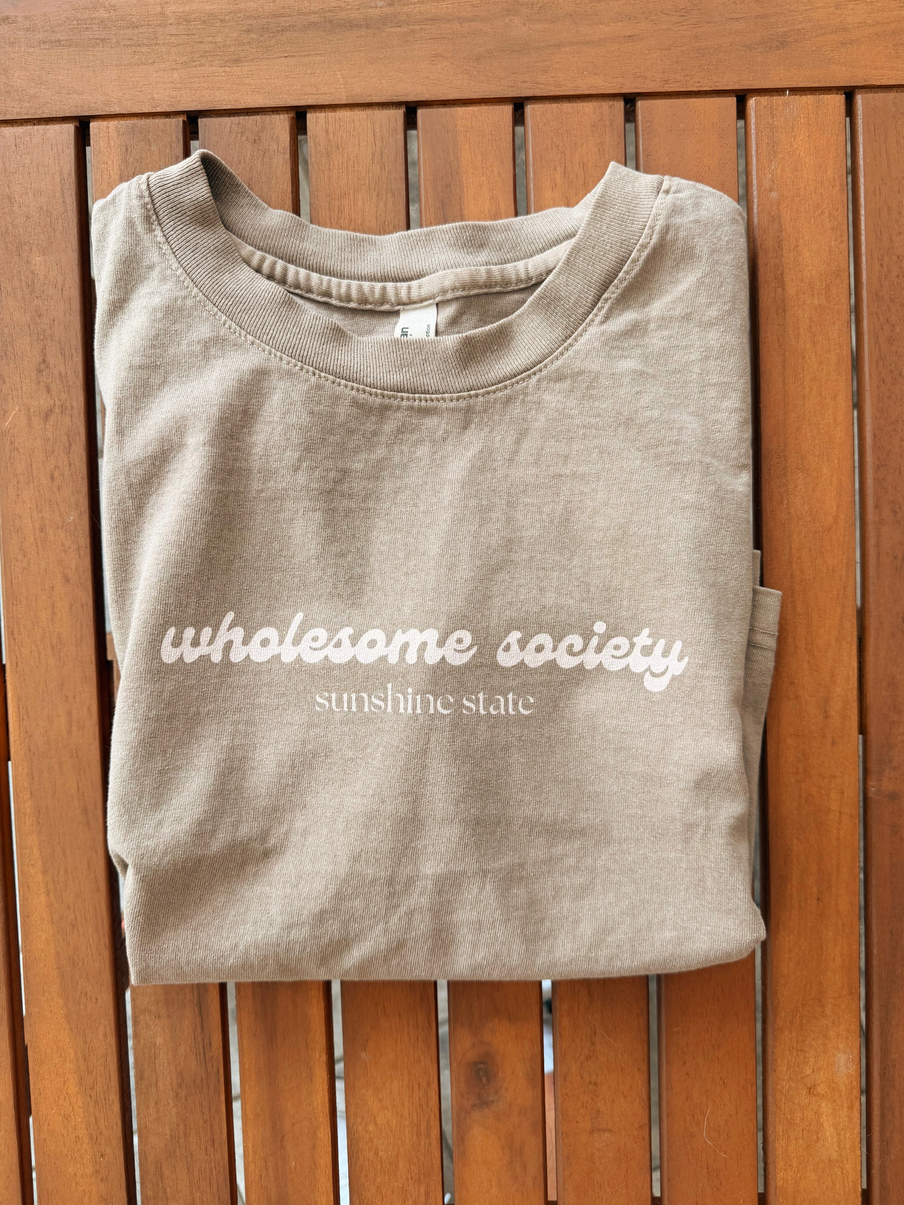 Wholesome Society Retro Script Tank