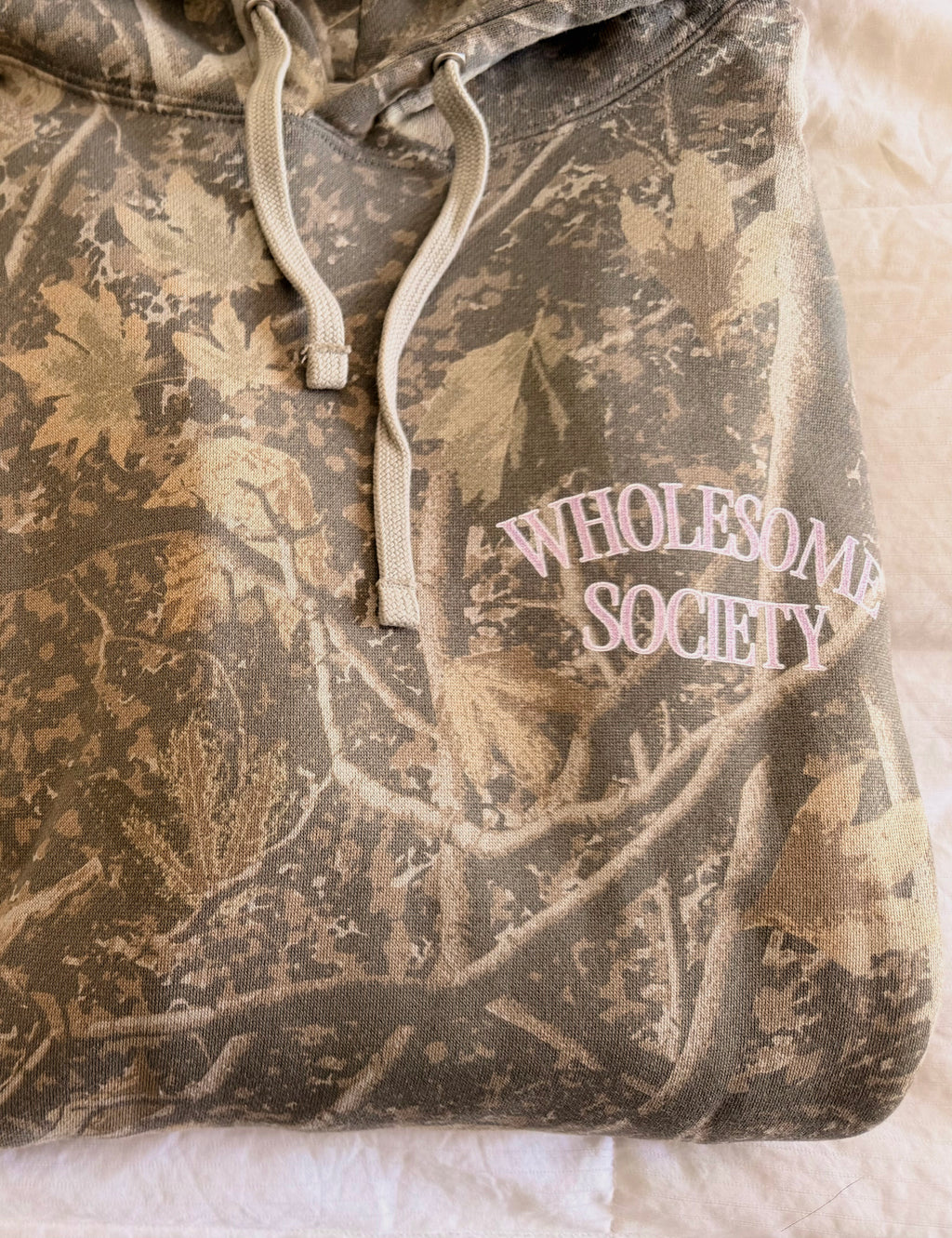 Live Slow Love Well Premium Camo Hoodie