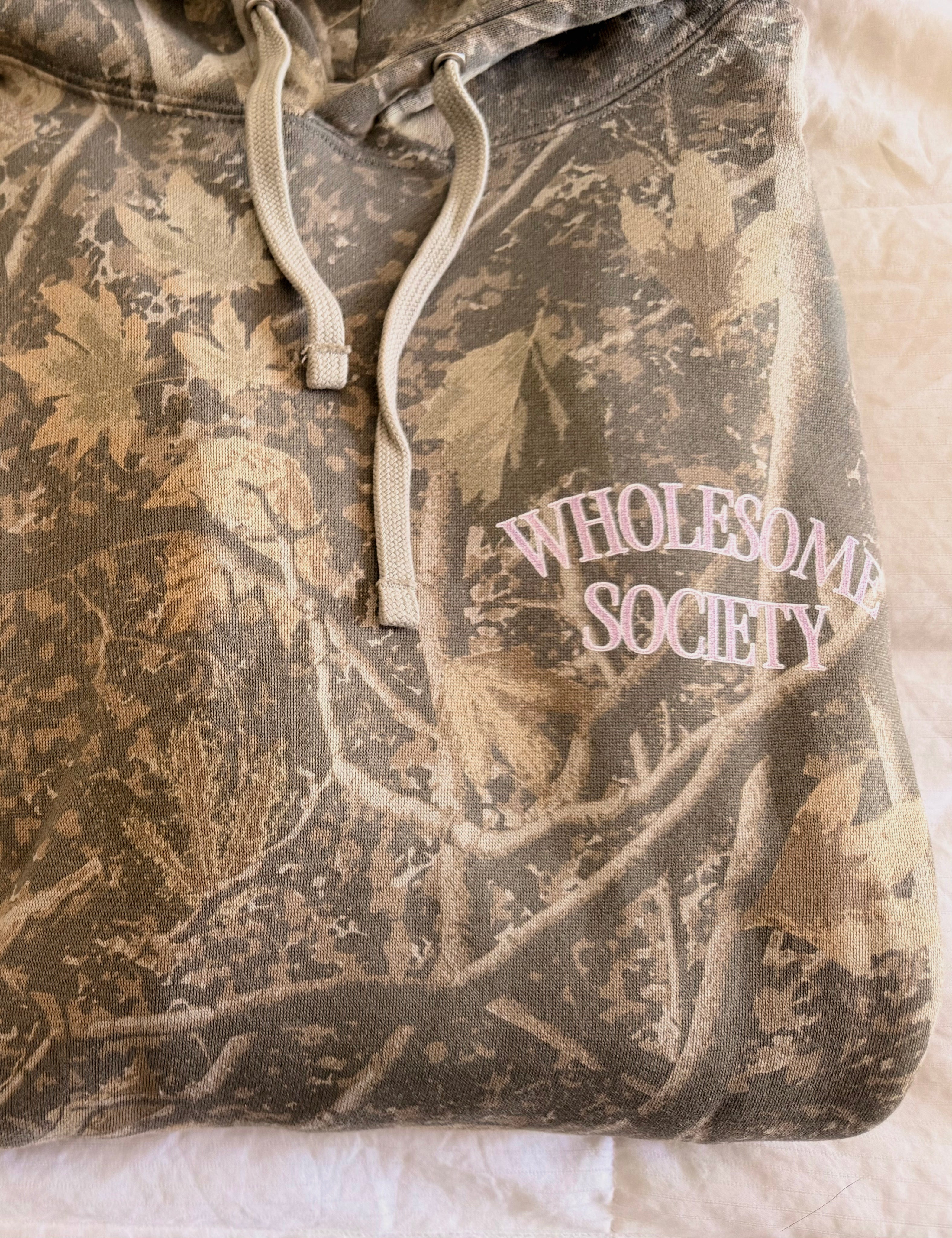 Live Slow Love Well Premium Camo Hoodie