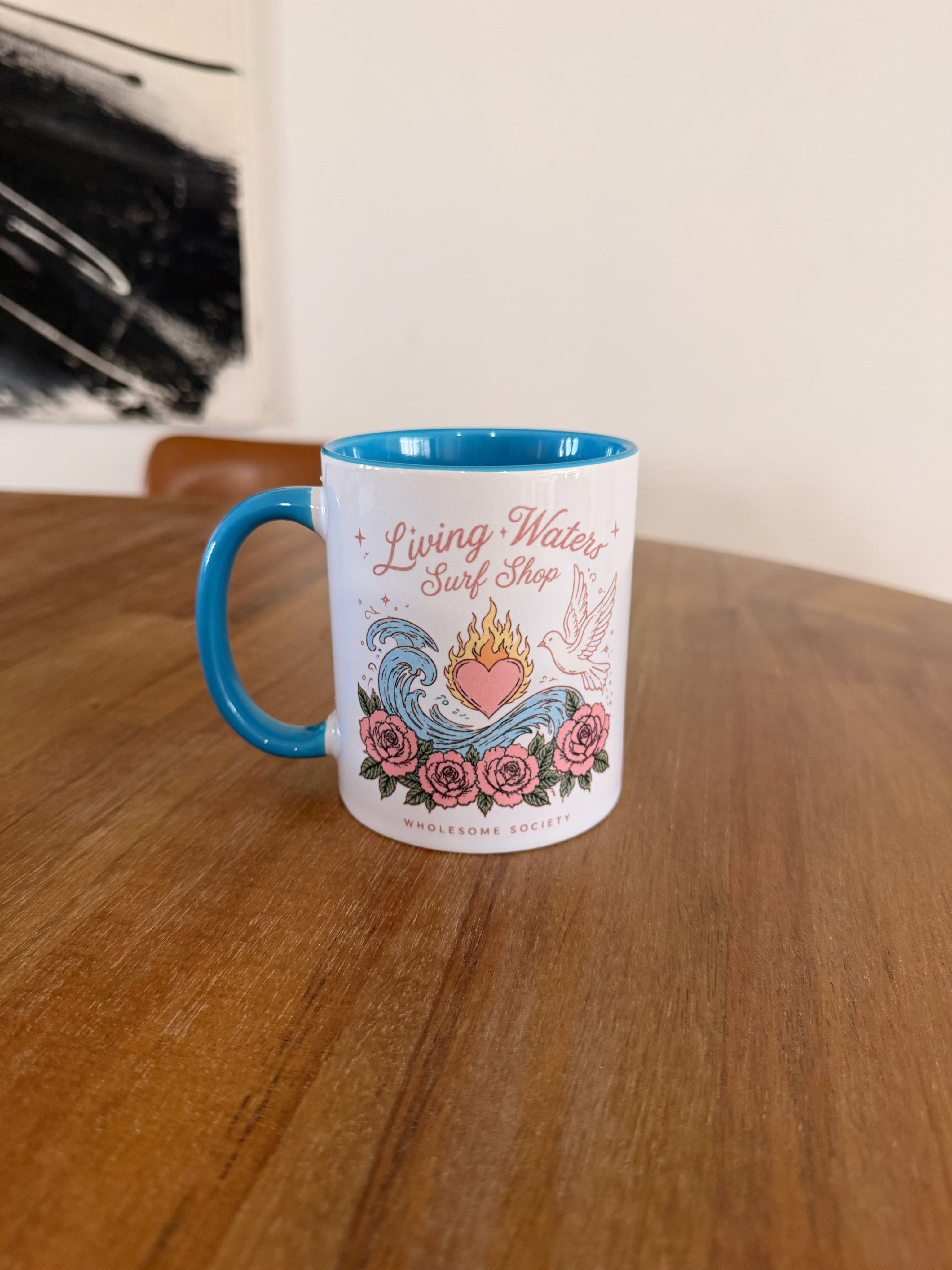 Living Waters Surf Shop Mug