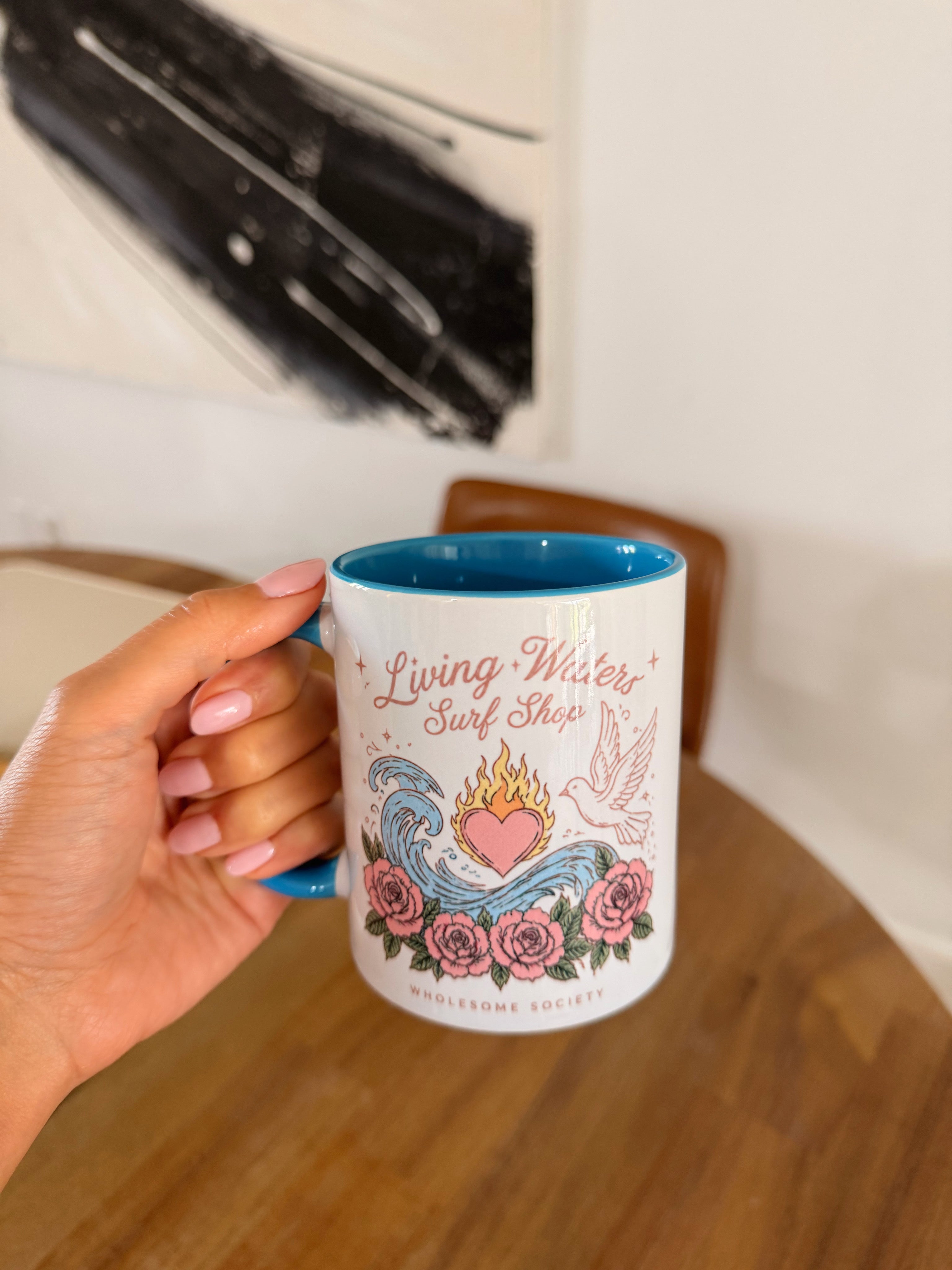 Living Waters Surf Shop Mug