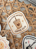WS Coffee Club Patch Sticker