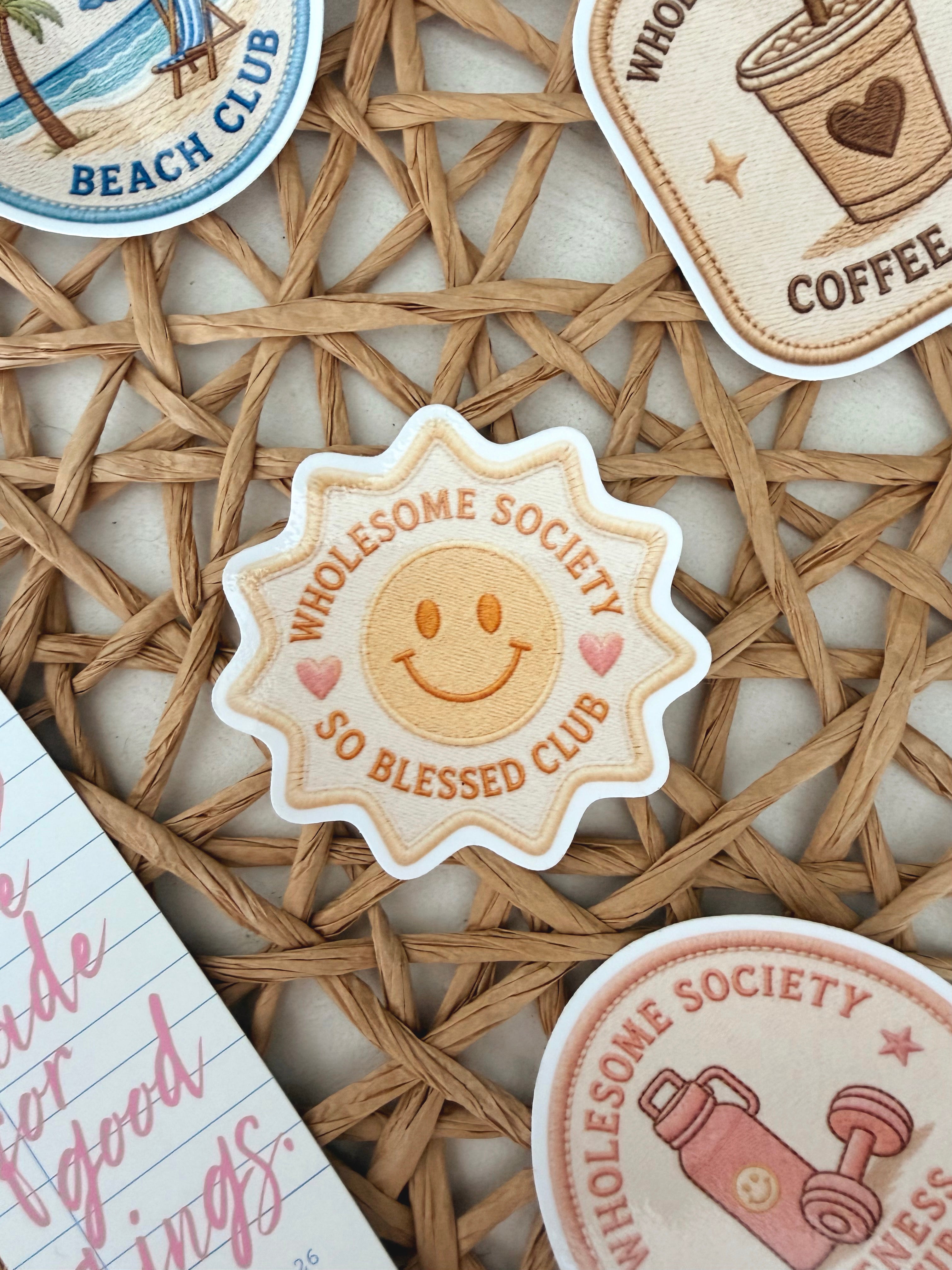 WS So Blessed Club Patch Sticker