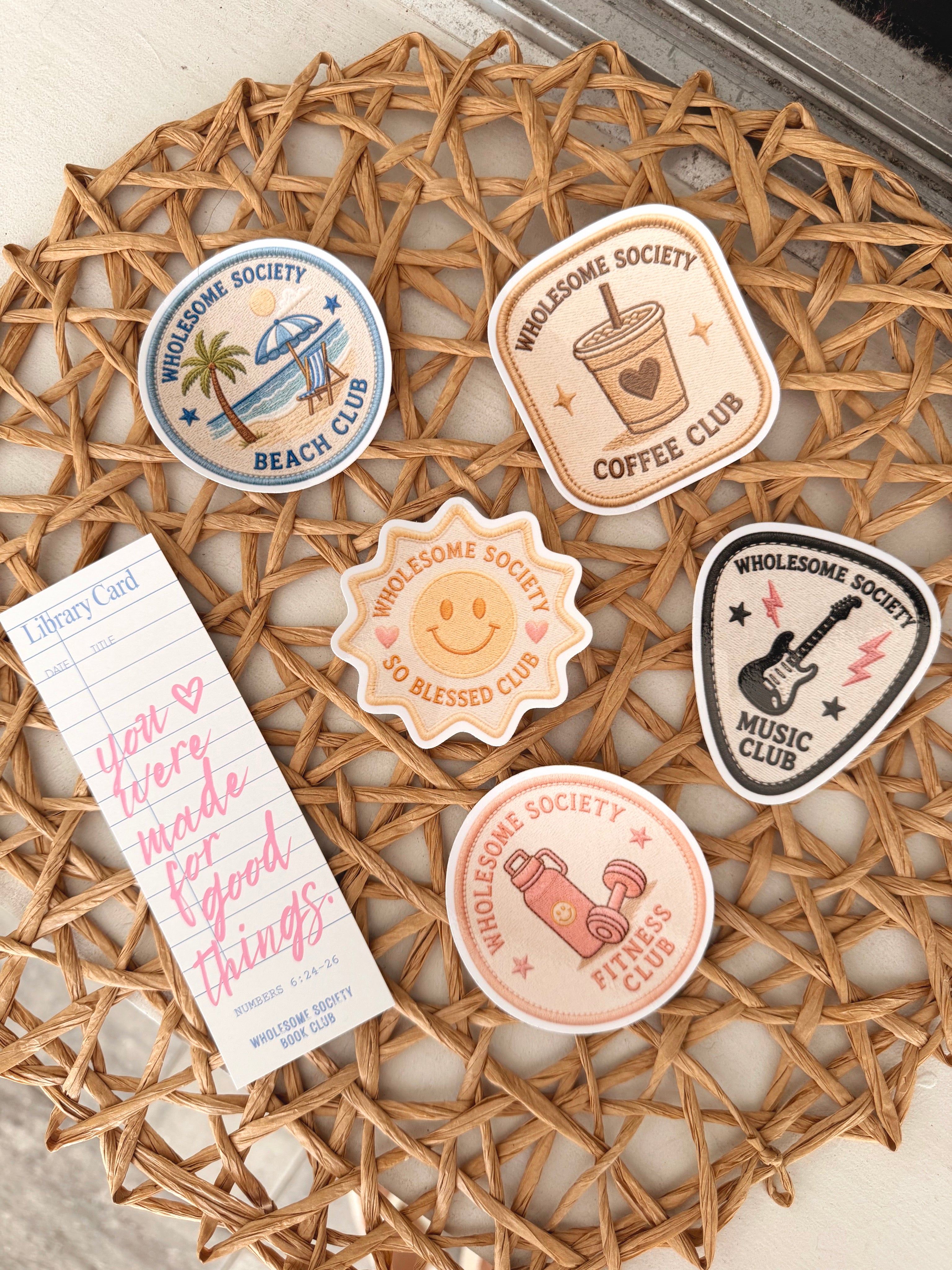 WS Club Patch Sticker Collection
