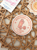 WS Fitness Club Patch Sticker