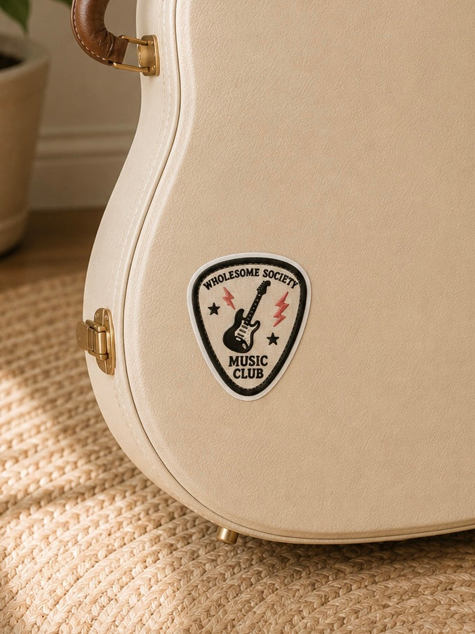 WS Music Club Patch Sticker