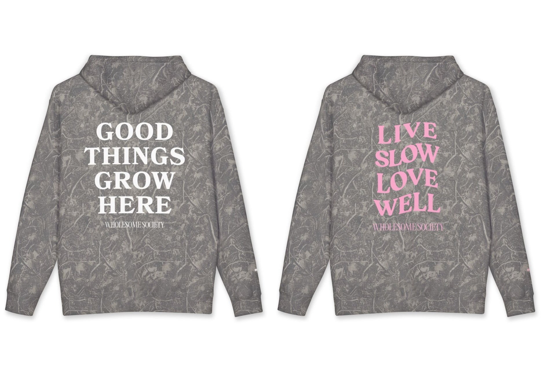 His & Hers Camo Hoodie Set