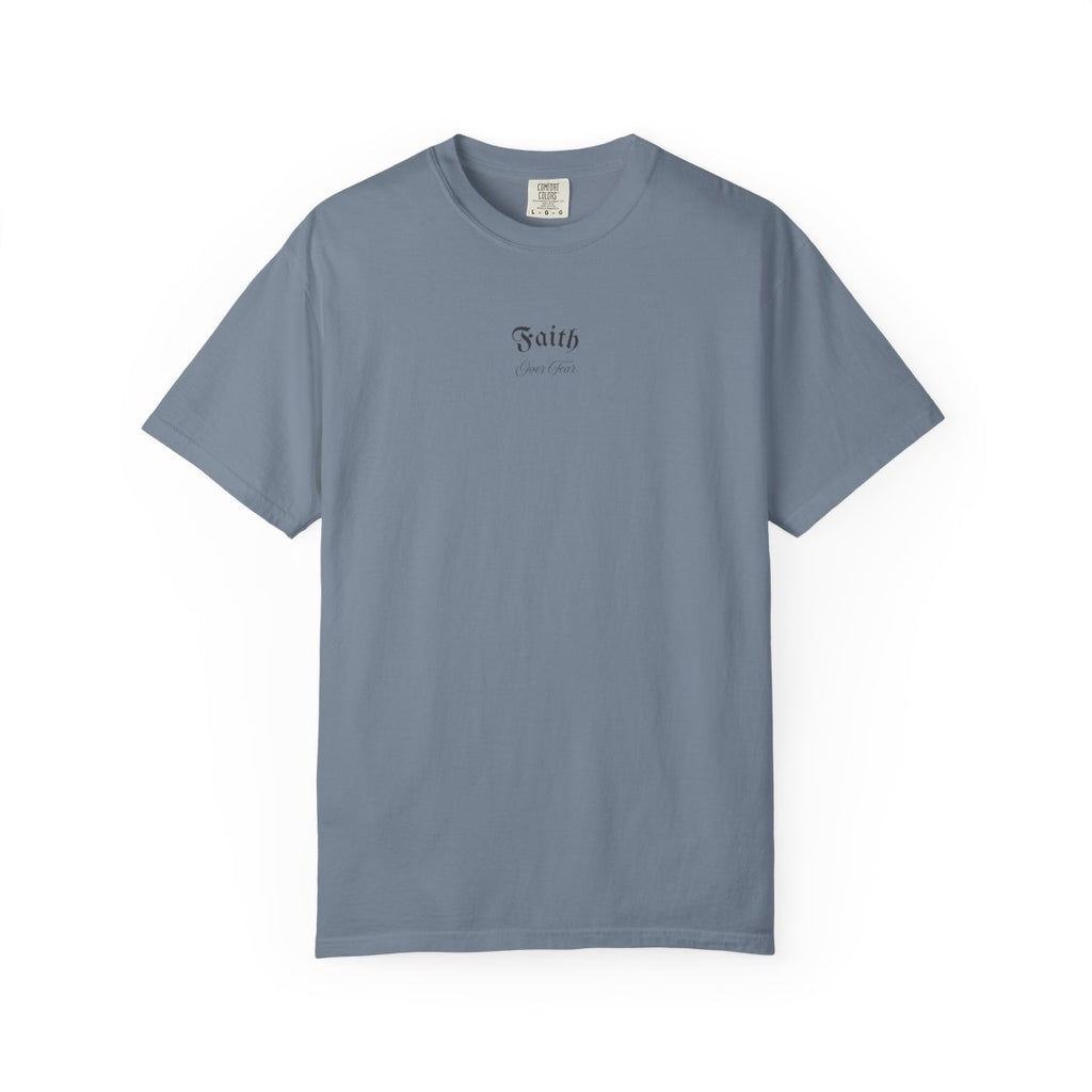 Faith Over Fear Old English Skate Tee