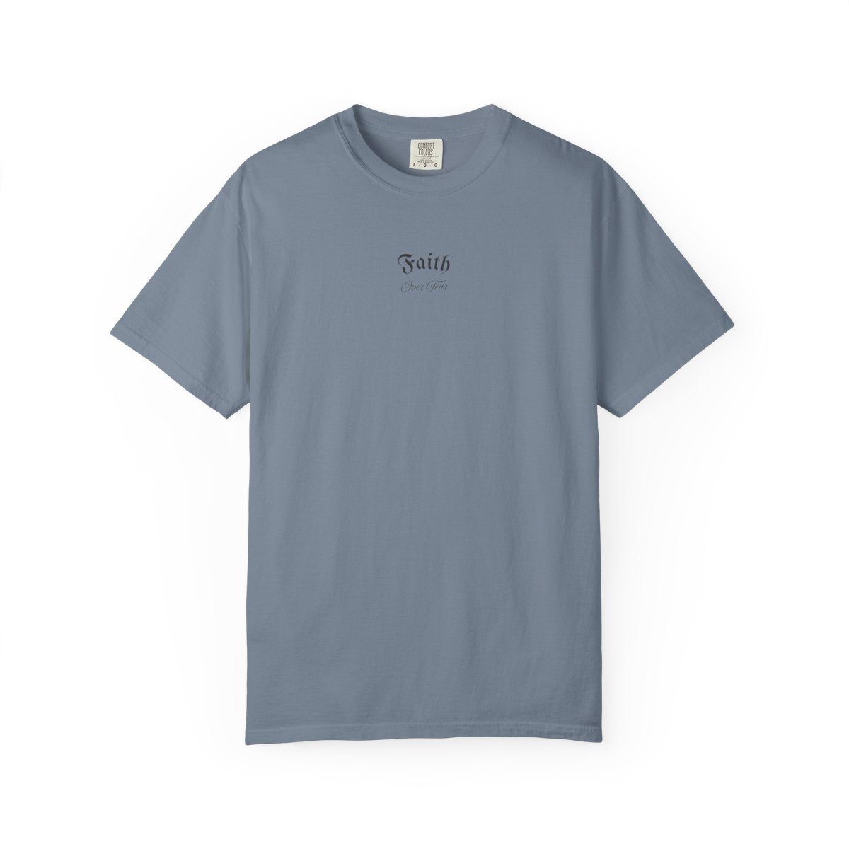 Faith Over Fear Old English Skate Tee