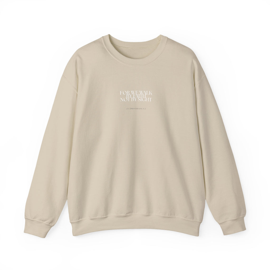 Walk By Faith Minimalist Crewneck
